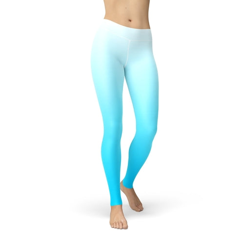 Jean White Blue Ombre