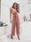 Off shoulder sexy jumpsuit women