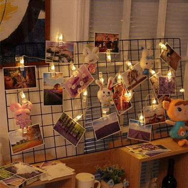 5M Photo Clip Holder LED String lights Battery