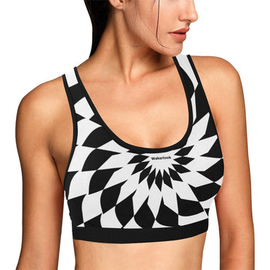 Women's Wakerlook Fashion Print Sports Bra