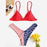 New Style Womens Swimwear Sexy Bra Bikini American