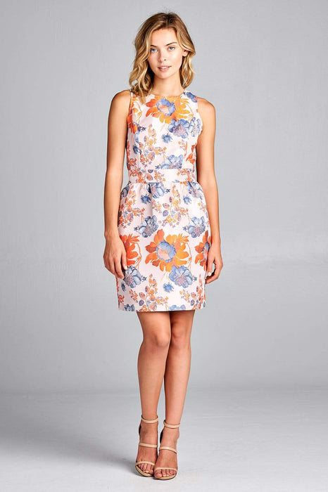 MULTI-COLOR PRINTED DRESS