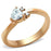 Women Stainless Steel Cubic Zirconia Rings TK1591