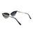 MQ Elsie Sunglasses in Black / Smoke
