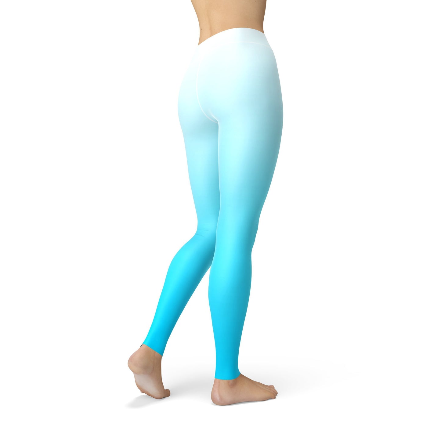 Jean White Blue Ombre