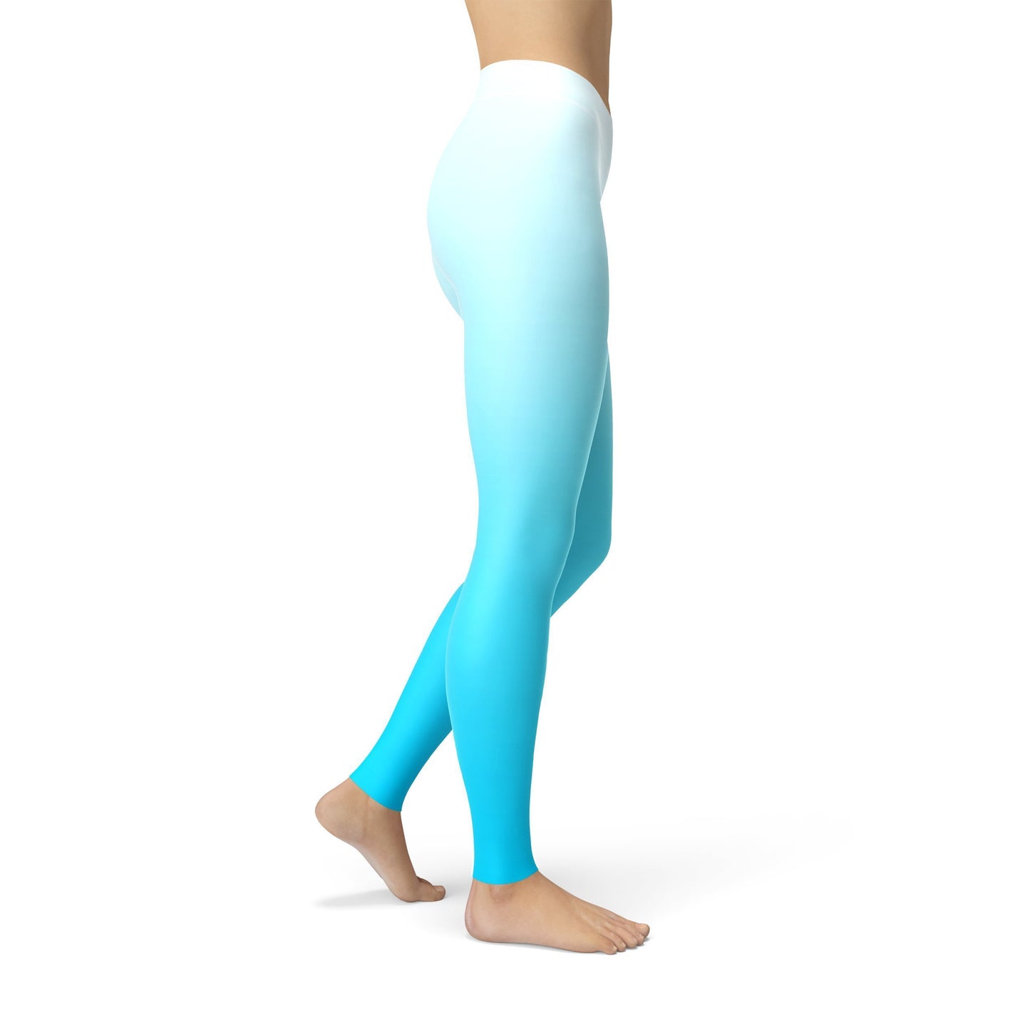 Jean White Blue Ombre